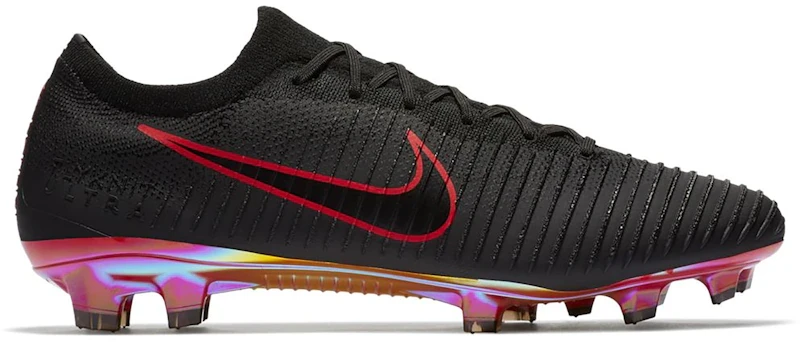 Nike Mercurial Vapor Flyknit Ultra FG Black Red