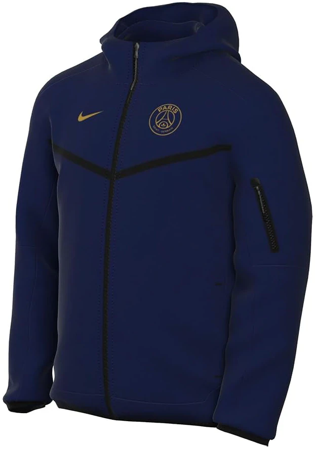 Nike PSG Sportswear Tech Fleece Hoodie Blue