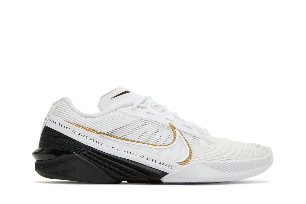 Nike React Metcon Turbo White Metallic Gold Black (Women's)