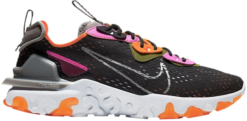 Nike React Vision Black Orange Fuchsia