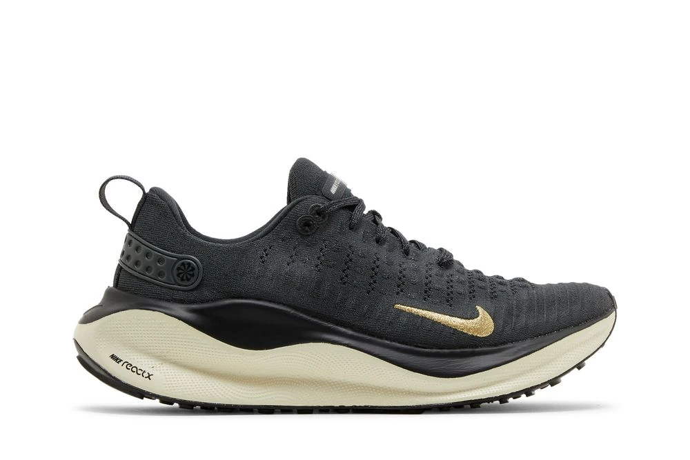 Nike ReactX Infinity Run 4 Dark Smoke Grey Metallic Gold (Women's)