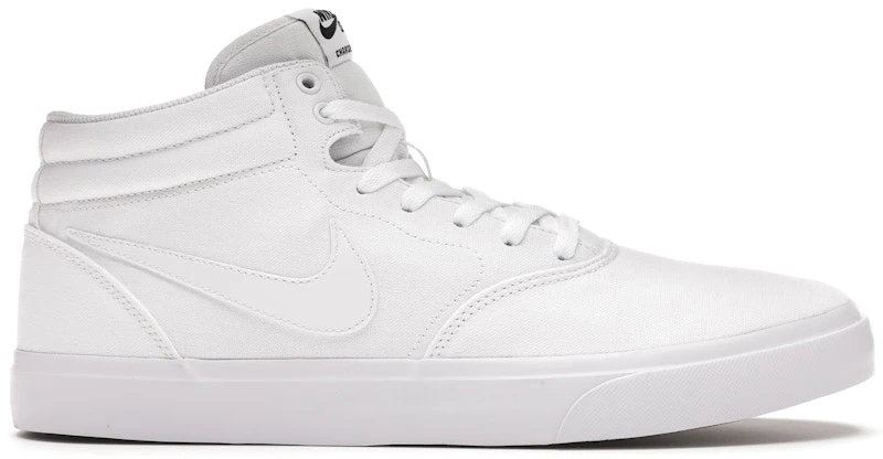 Nike SB Charge Mid Canvas Triple White