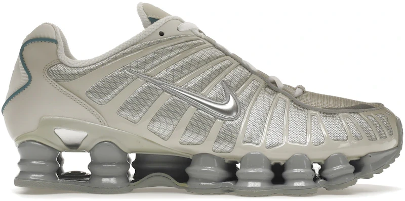 Nike Shox TL Light Bone Metallic Silver Cool Grey