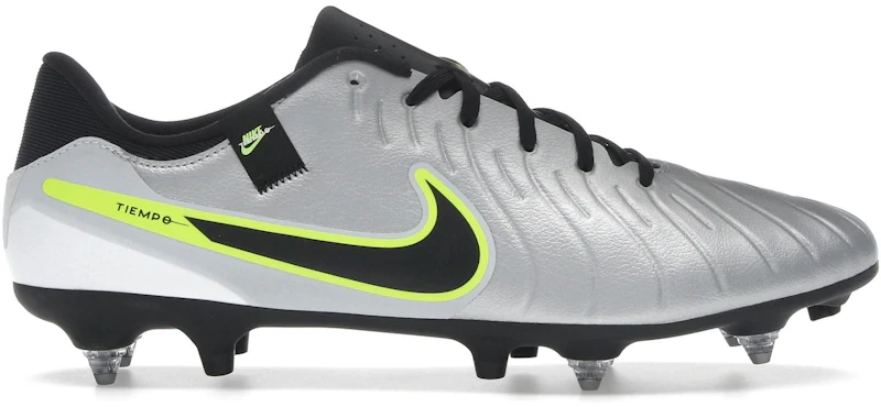 Nike Tiempo Legend 10 Academy SG-Pro AC Metallic Silver Volt Black