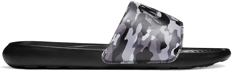Nike Victori One Printed Slide Camo Black Grey