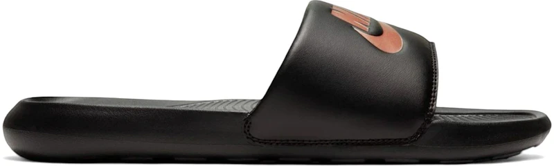 Nike Victori One Slide Black Metallic Red Bronze (Women's)