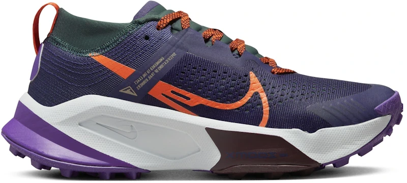 Nike ZoomX Zegama Purple Ink Deep Jungle Purple Cosmos Safety Orange (Women's)