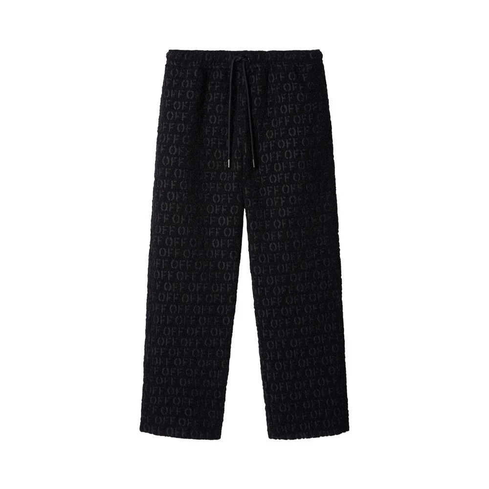 OFF-WHITE Boucle Casual Pant Black