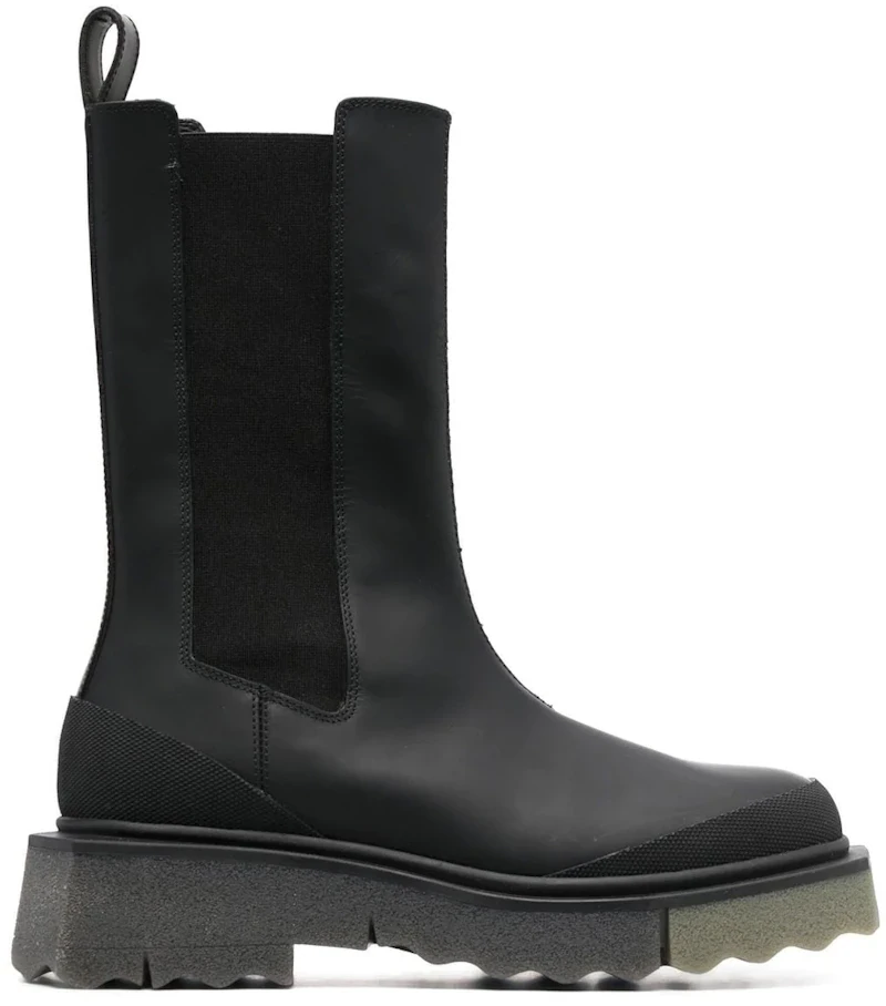 OFF-WHITE Calf Sponge Chelsea Boot Black (Women's)