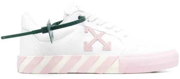 OFF-WHITE Low Vulcanized Canvas White Pink (Women's)