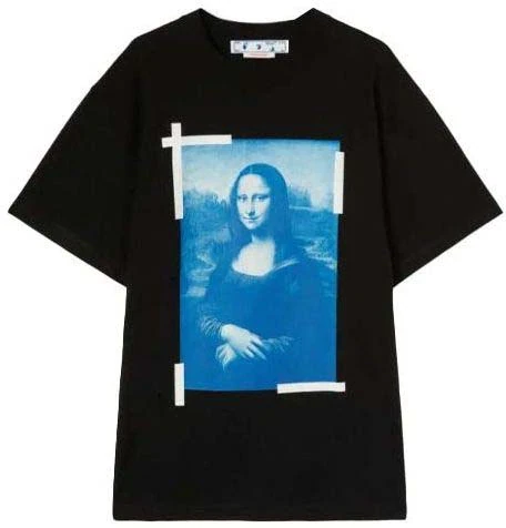 OFF-WHITE Monalisa Over S/S Tee Black/Blue