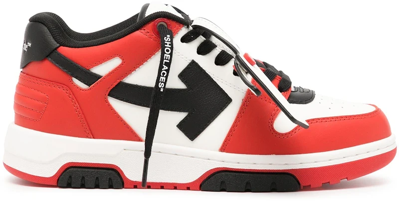 OFF-WHITE Out Of Office Low Black White Red (Women's)