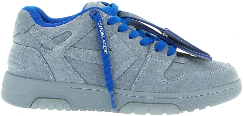 OFF-WHITE Out Of Office OOO Low Tops Blue Grey FW25