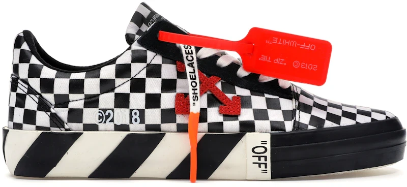 OFF-WHITE Vulc Low Checkered Black White