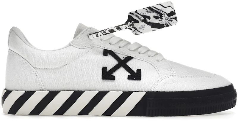 OFF-WHITE Vulcanized Low Canvas White Black