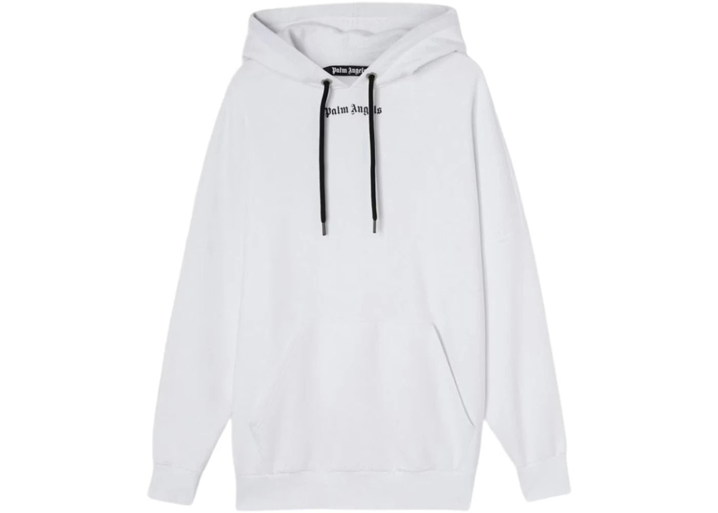 Palm Angels Logo Hoodie White/Black