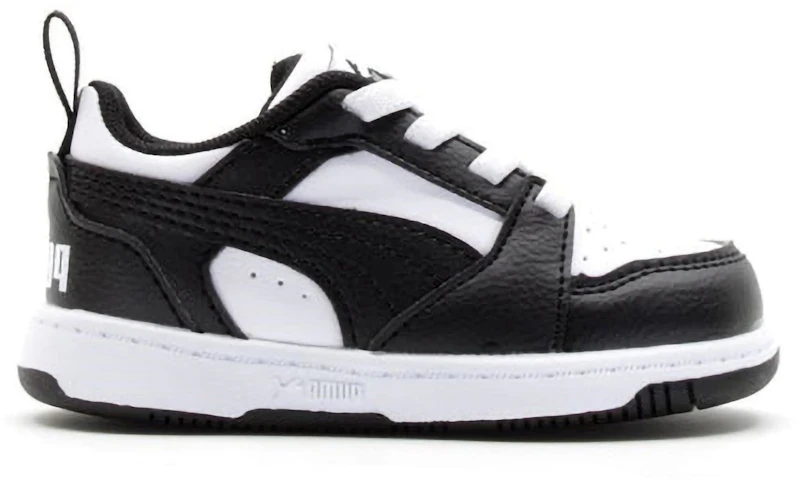 Puma Rebound V6 Low White Black (TD)