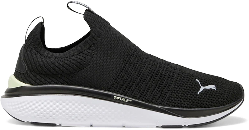 Puma Softride Pro Echo Slip-On Black Gray Fog White (Women's)