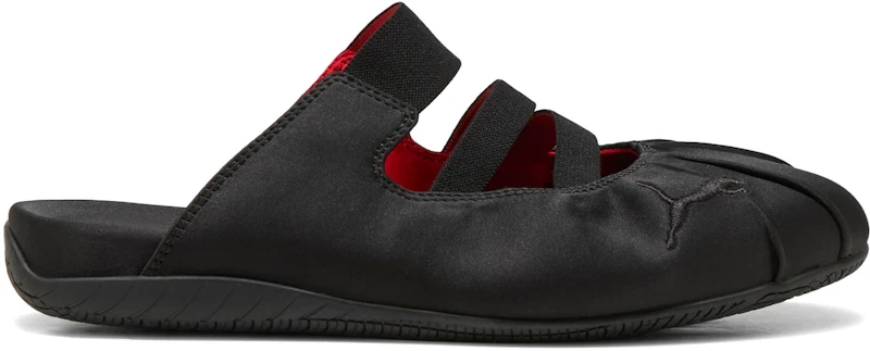 Puma Speedcat Mule Satin Black For All Time Red (Women's)