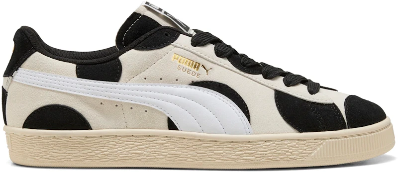 Puma Suede Printed Alpine Snow Black
