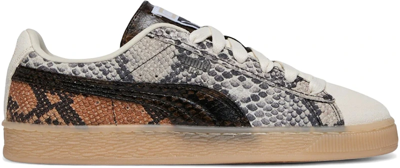 Puma Suede Snake Frosted Ivory Black