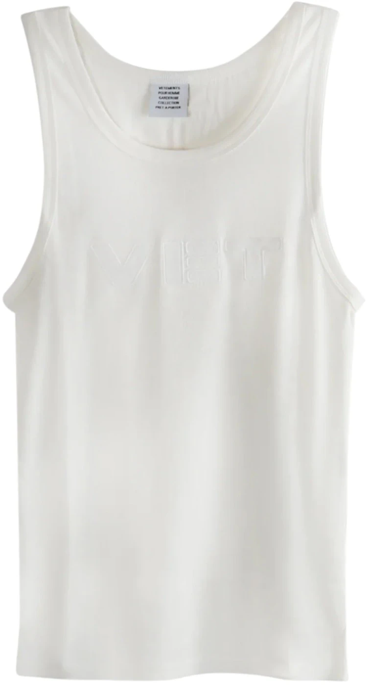 Vetements Vet Tank White