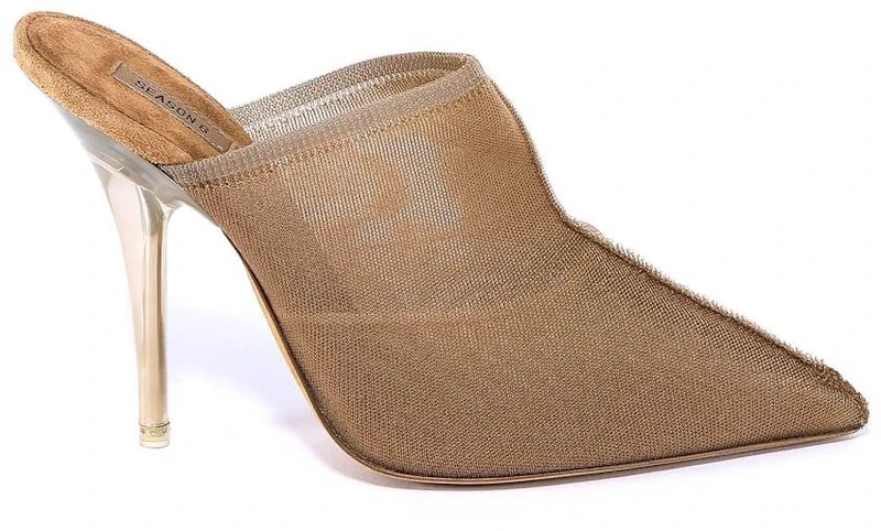 Yeezy Mule Pump Knit 110MM Taupe Season 6